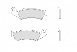 Brzdové destičky BREMBO