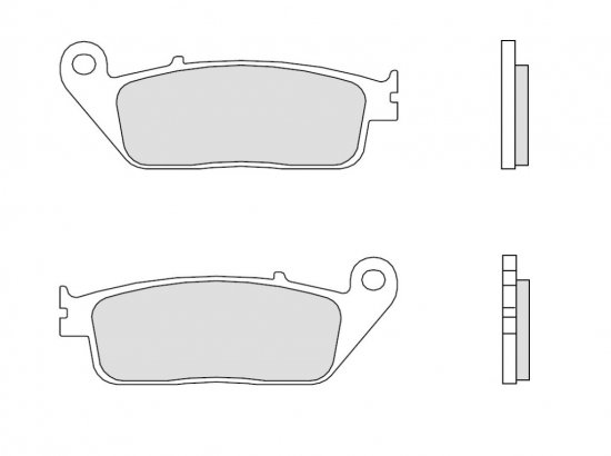 Brzdové destičky BREMBO pro HONDA CBR 600 F (1995-1998, 2011-2007)