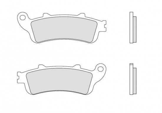 Brzdové destičky BREMBO pro HONDA CBR 1100 XX Super Blackbird (1996-2007)