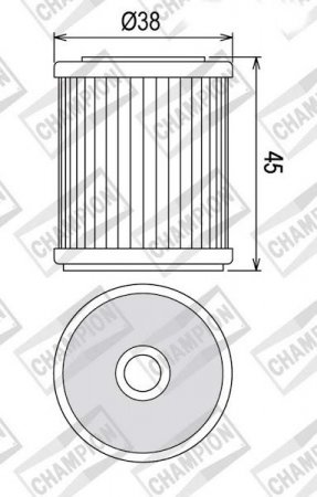 Olejový filtr CHAMPION COF042 pro YAMAHA YZ 426 F (2000-2001)