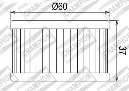 Olejový filtr CHAMPION 100609655 COF037