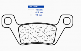 Brzdové destičky CL BRAKES 1238 ATV1