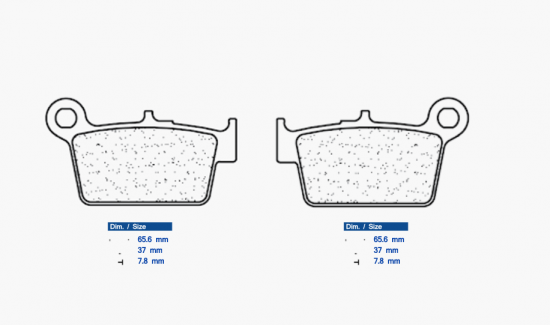 Brzdové destičky CL BRAKES 1244 X59