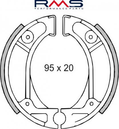 Brzdové čelisti RMS 225120070