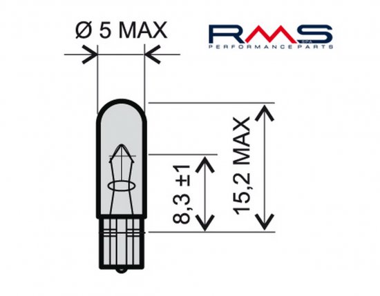 Lamp RMS 246510255 T5 2V 2W