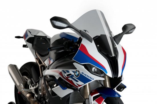 Plexi štít PUIG RACING kouřová pro BMW S 1000 RR (2019-2024)