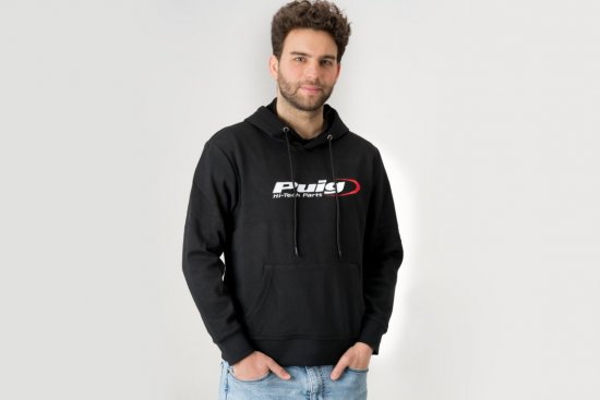 Sweatshirt PUIG L černý pro KAWASAKI GPZ 750 R