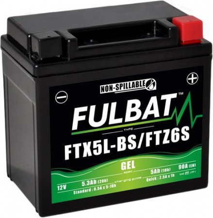 Gelová baterie FULBAT pro HUSABERG FE 350 (2013 >) (2013-2014)