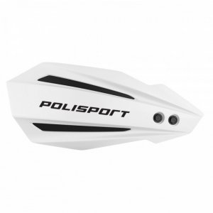 Chrániče páček POLISPORT MX BULLIT BlacK/White s montážní sadou