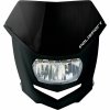 Maska se světlem POLISPORT 8667100011 HALO LED Black/Black