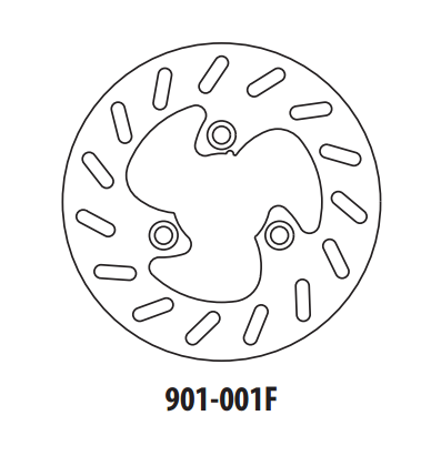 Brzdový kotouč GOLDFREN 901-001F přední 190 mm