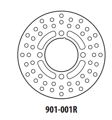 Brzdový kotouč GOLDFREN 901-001R zadní 190,7 mm