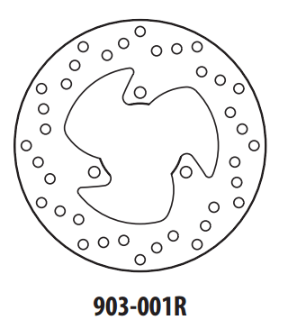 Brzdový kotouč GOLDFREN 903-001R zadní 190 mm