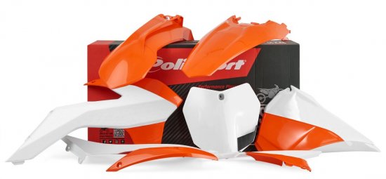 Sada plastů POLISPORT OEM barva pro KTM EXC (XC) 150 (2020-2015)