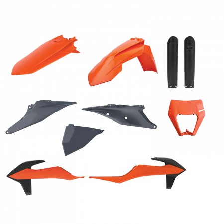 Sada plastů POLISPORT enduro OEM barva pro KTM EXC (XC) 300 (2020-2023)