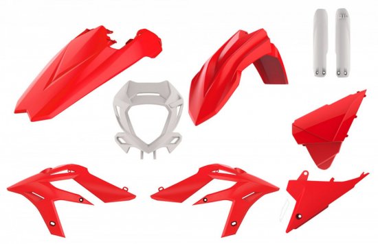 Sada plastů POLISPORT 91059 enduro Red/White