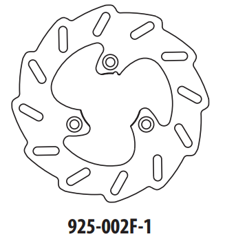 Brzdový kotouč GOLDFREN 925-002F-1 přední 190 mm