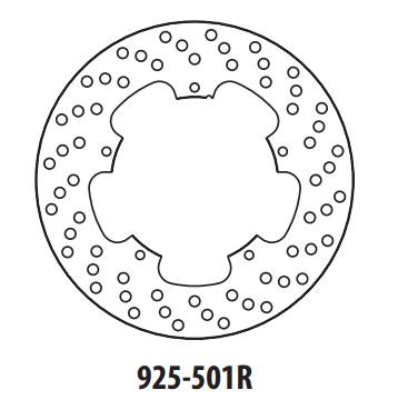 Brzdový kotouč GOLDFREN 925-501R zadní 240 mm