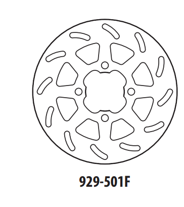 Brzdový kotouč GOLDFREN 929-501F přední 220 mm