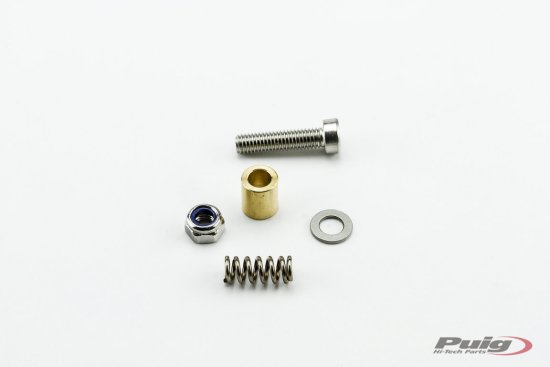 Screw -nut-spacer-washer spring PUIG černý pro BMW S 1000 RR (2009-2024)