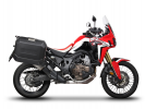 Kompletní sada bočních černých hliníkových kufrů SHAD TERRA BLACK 36L/47L , včetně montážní sady SHAD HONDA CRF 1000  Africa Twin