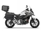 Kompletní sada černých hliníkových kufrů SHAD TERRA BLACK , 37L topcase 36L/36L boční kufry, včetně SHAD HONDA NC 750 X