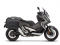 Kompletní sada bočních černých hliníkových kufrů SHAD TERRA BLACK 47L/47L , včetně montážní sady SHAD HONDA X-ADV 750