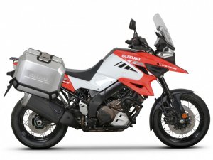 Kompletní sada bočních hliníkových kufrů SHAD TERRA 47L/47L, včetně montážní sady SHAD SUZUKI DL 1000 V-Strom/ DL 1050 V-Strom