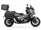 Kompletní sada černých hliníkových kufrů SHAD TERRA BLACK , 37L topcase 47L/47L boční kufry, včetně SHAD HONDA X-ADV 750