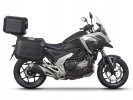 Kompletní sada černých hliníkových kufrů SHAD TERRA BLACK , 37L topcase 36L/36L boční kufry, včetně SHAD HONDA NC 750 X 2021-