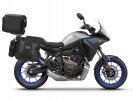 Kompletní sada bočních adventure brašen SHAD TERRA TR40 a  černého hliníkového 55L topcase, včetně m SHAD YAMAHA MT-07 Tracer / Tracer 700