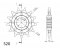 Řetězové kolečko SUPERSPROX 13 zubů, 520