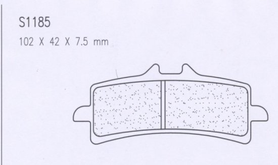 Brzdové destičky CL BRAKES C60 (C59) pro TRIUMPH Speed Triple 1050 (2012-2021)