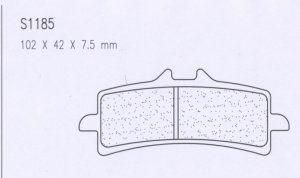 Brzdové destičky CL BRAKES C60 (C59)