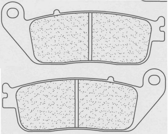 Brzdové destičky CL BRAKES XBK5 pro HONDA CBR 600 F (1995-1998, 2011-2007)