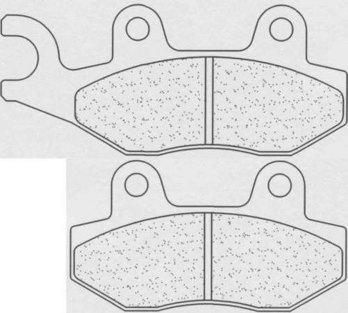 Brzdové destičky CL BRAKES RX3 pro TRIUMPH Scrambler 865 (2006-2015)