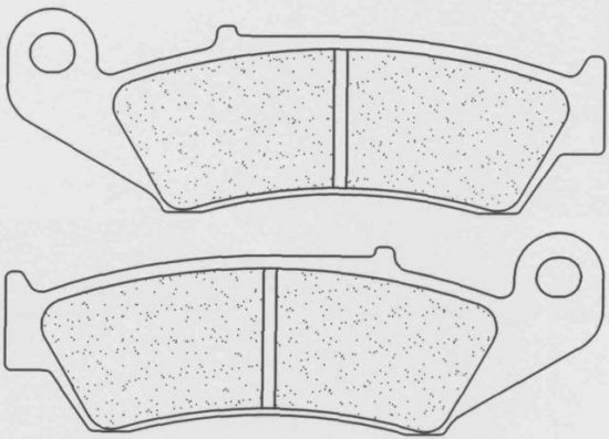 Brzdové destičky CL BRAKES MX10 (XC7) pro HONDA CR 500 R (1987-1994)