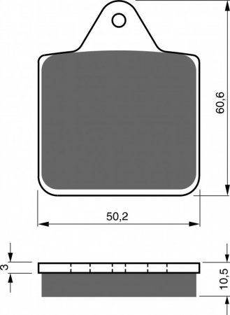 Brzdové destičky GOLDFREN 236 S33 STREET REAR