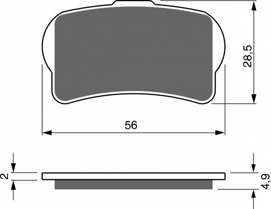 Brzdové destičky GOLDFREN 325 AD  OFF-ROAD FRONT