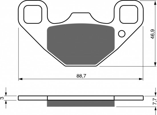 Brzdové destičky GOLDFREN 337 S33 OFF-ROAD REAR