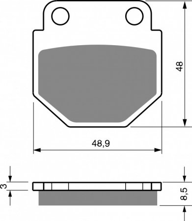 Brzdové destičky GOLDFREN 344 AD  OFF-ROAD FRONT