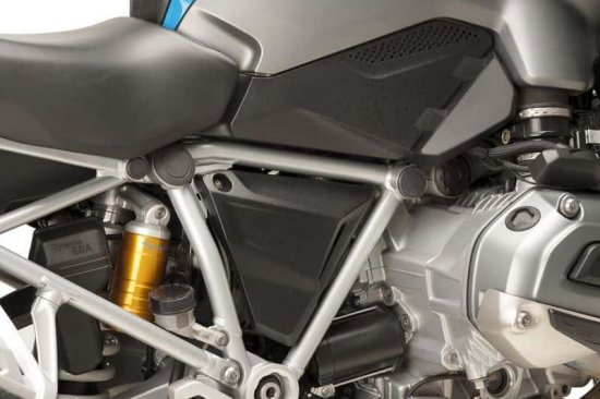 Kryty víček podvozku PUIG černý pro BMW R 1200 GS (2013-2018)