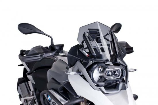 Plexi štít PUIG RACING kouřová pro BMW R 1200 GS (2013-2018)