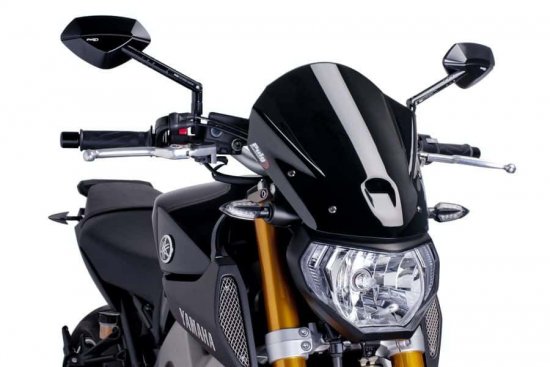 Plexi štít PUIG NEW. GEN TOURING černý pro HONDA VFR 800 (ABS)