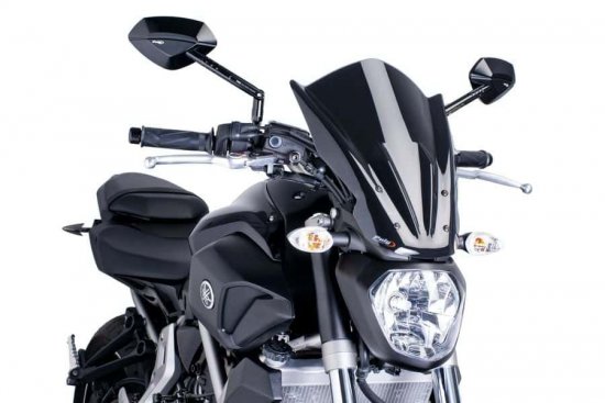 Plexi štít PUIG NEW. GEN TOURING černý pro HONDA VFR 800 (ABS)