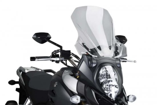 Plexi štít PUIG TOURING průhledný pro SUZUKI DL 1000 V-STROM (2014-2018)