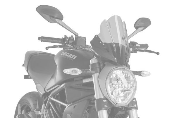 Plexi štít PUIG 8900R NEW. GEN TOURING červená