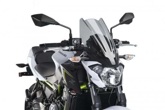 Plexi štít PUIG NEW. GEN TOURING kouřová pro KAWASAKI Ninja 250 R