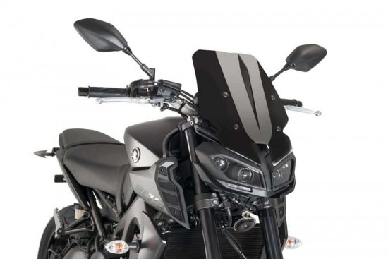 Plexi štít PUIG NEW. GEN TOURING černý pro KAWASAKI VN 1500 Classic