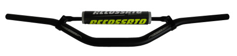 Řídítka ACCOSSATO aluminium, 28.5 mm černý pro HUSQVARNA TC 250 (2008-2012, 2014-2018)